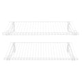 Rubbermaid FG3H9100WHT Configurations Accessories 26-Inch Shelving Kit, White