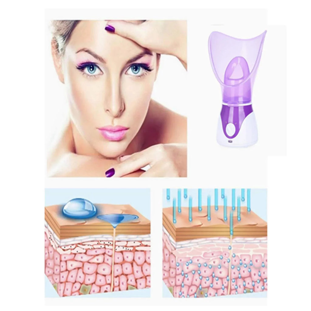 Facial Steamer Deep Clean and Hydrate The Skin Liquid replenishing Sprayer Face humidifier Professional Facial Treatment for Face Personal Sauna Spa