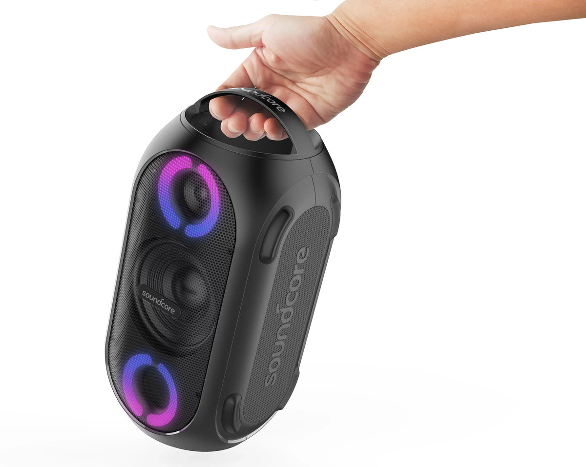 Soundcore by Anker- Rave PartyCast Portable Speaker | 80W | IPX7 Liquid | 18-Hour Playtime | Black | A3390Z12