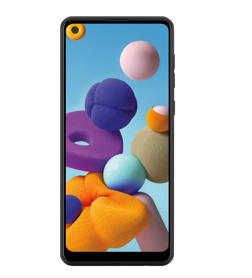 Restored SMA215UZKAXAA Galaxy A21 32GB Unlocked SmartPhone, Black (Refurbished)