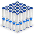 Pleated Poly Sediment Liquid Filter Cartdrige 20x2.5" 5 micron 25 Pack