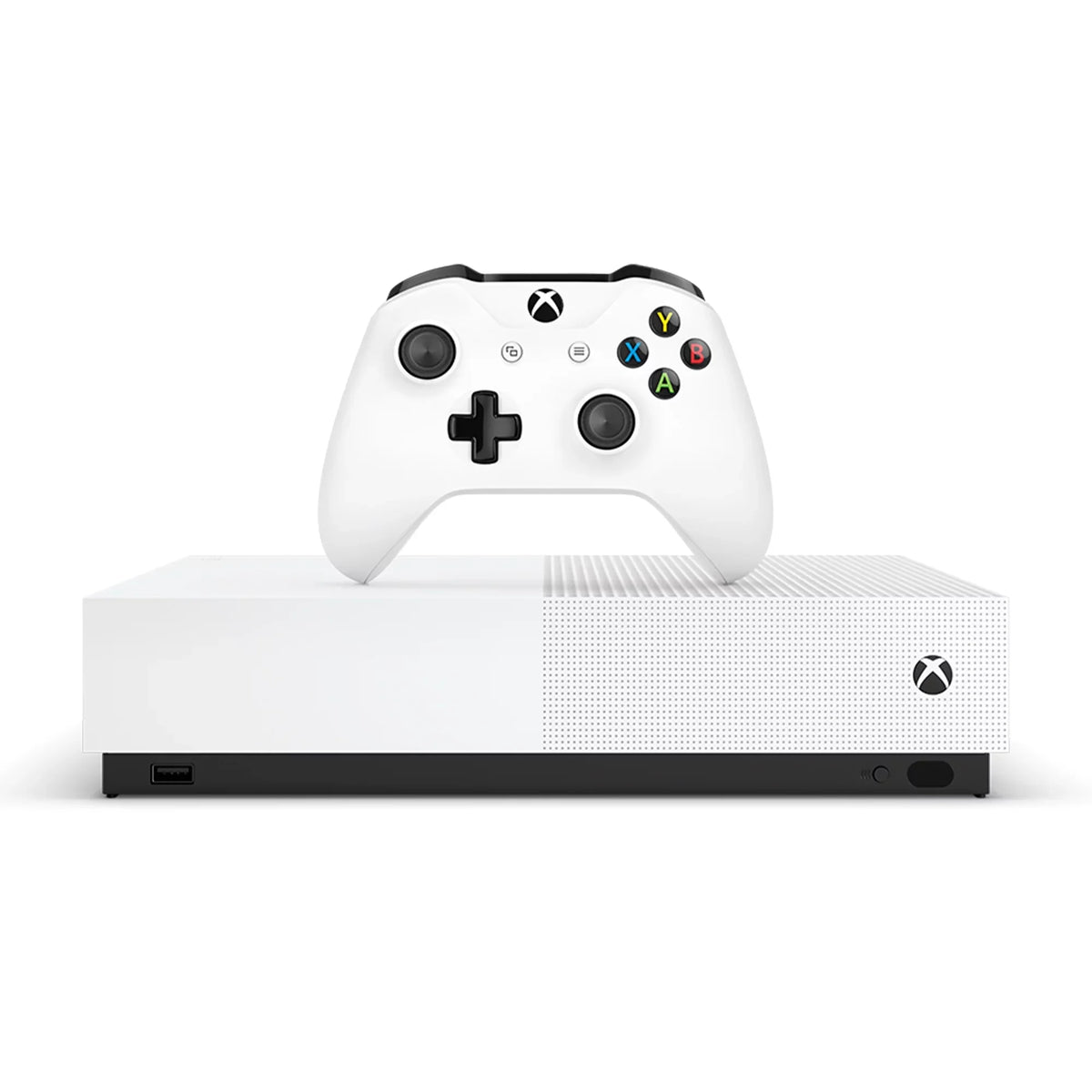 Xbox One S 1TB All-Digital Edition Console (Disc-free Gaming), White, NJP-00024
