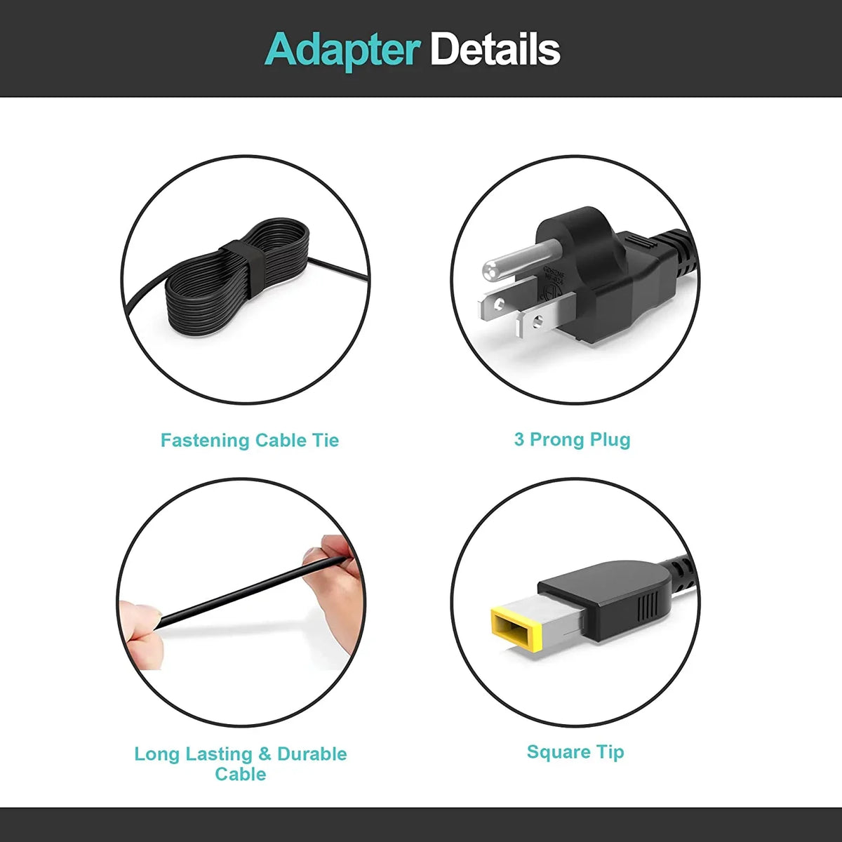 230W AC Charger for Legion 5 7 5P C7 S7 Y540 Y545 ADL230NDC3A 20V 11.5A Adapter