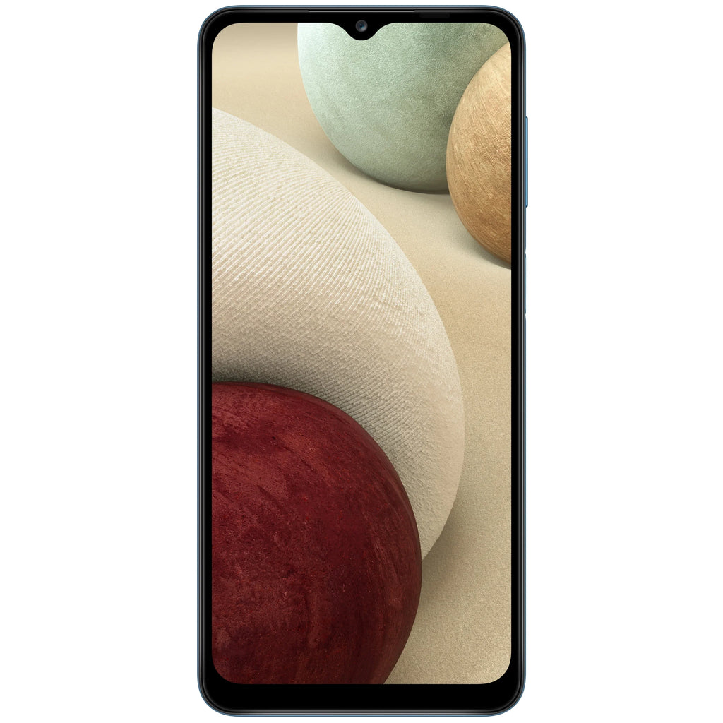 AT&T Galaxy A12, 32GB, Blue - Prepaid Smartphone
