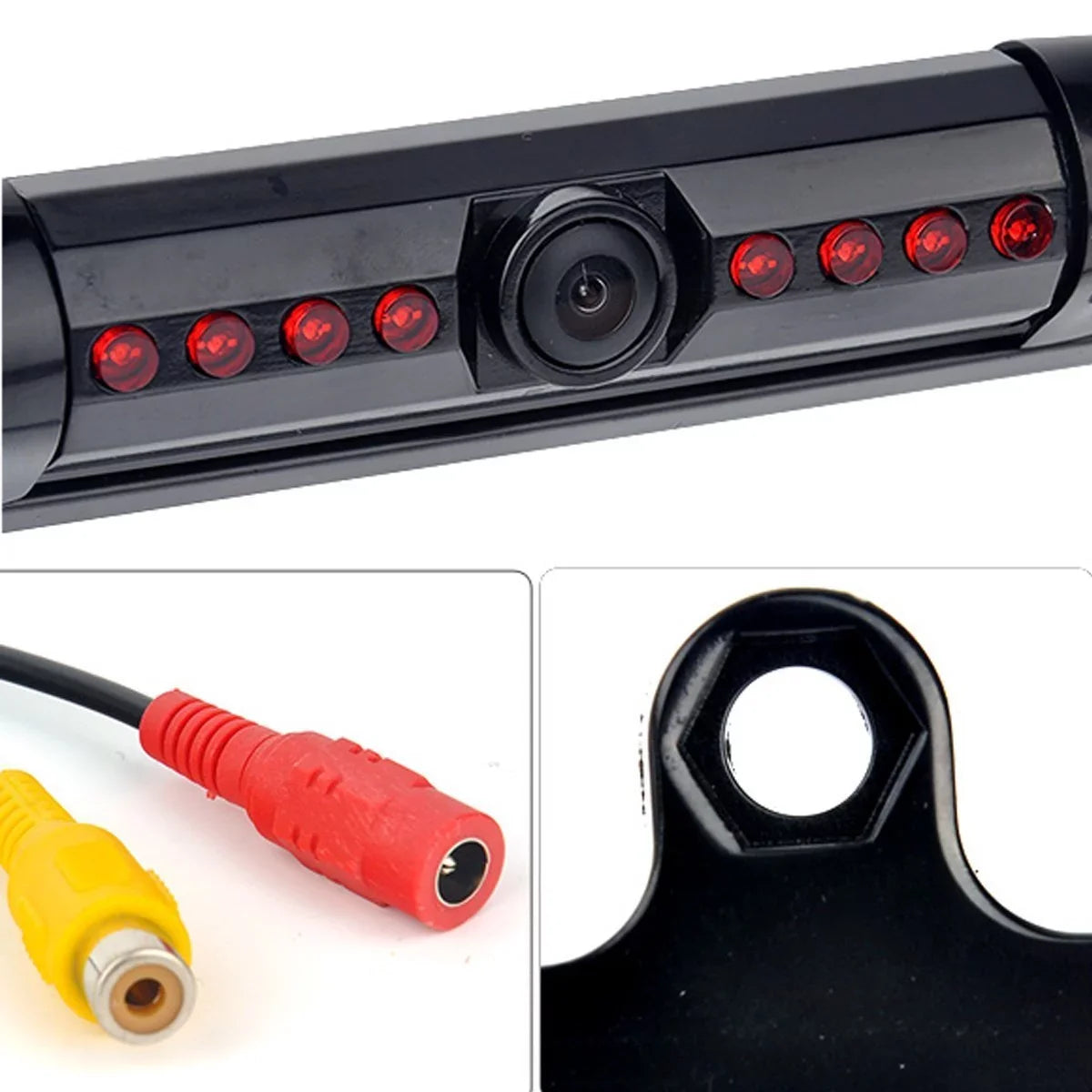 Rearview Backup Camera License Plate Frame for Bus Truck, Trailer, Van