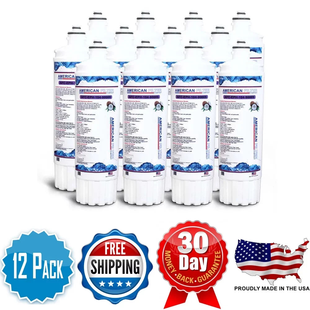 AFC Brand , Liquid Filters , Model # AFC-EPH-104-9000S , Compatible with Pentair® EV961216 - 12 Filters - Made in U.S.A.
