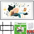 QN65LS03TA The Frame 3.0 65-inch QLED Smart 4K UHD TV (2020 Model) Customizable Frame Bundle with TaskRabbit Installation Services + Deco Gear Wall Mount + HDMI Cables + Surge Adapter