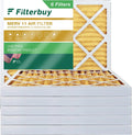 Filterbuy 15x15x2 MERV 11 Pleated HVAC AC Furnace Air Filters (6-Pack)