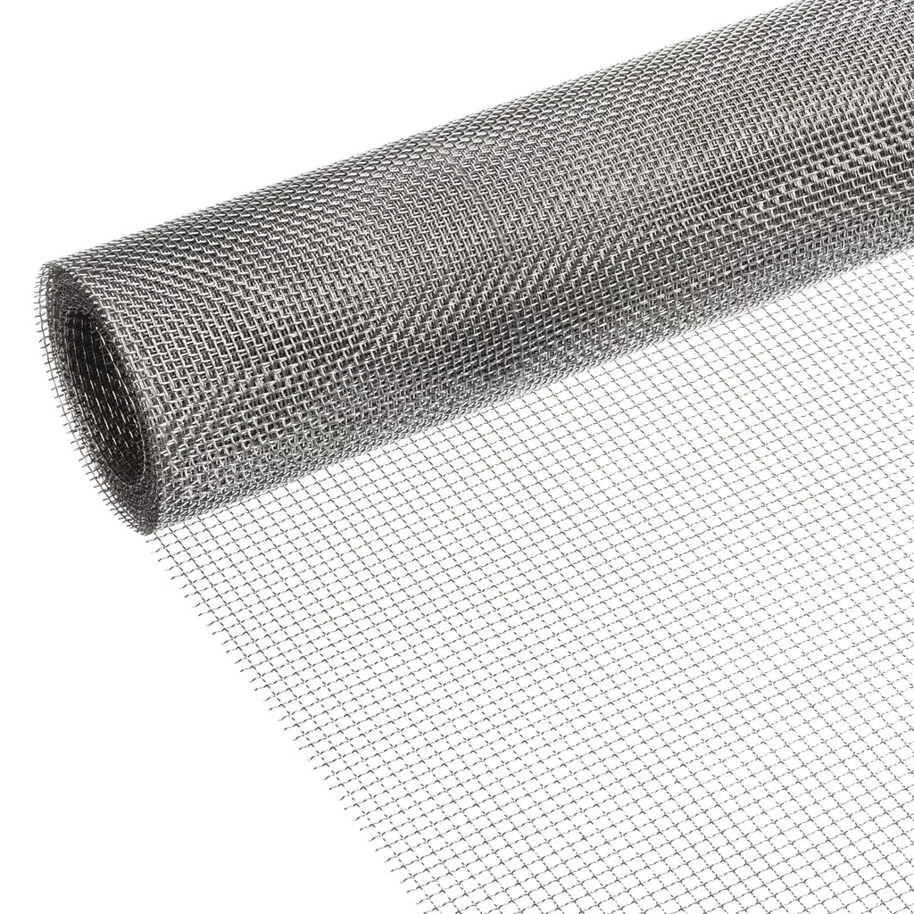 304 Stainless Steel Woven Wire Mesh Monitor Air Vent Mesh for Window Display Display Door Replacement
