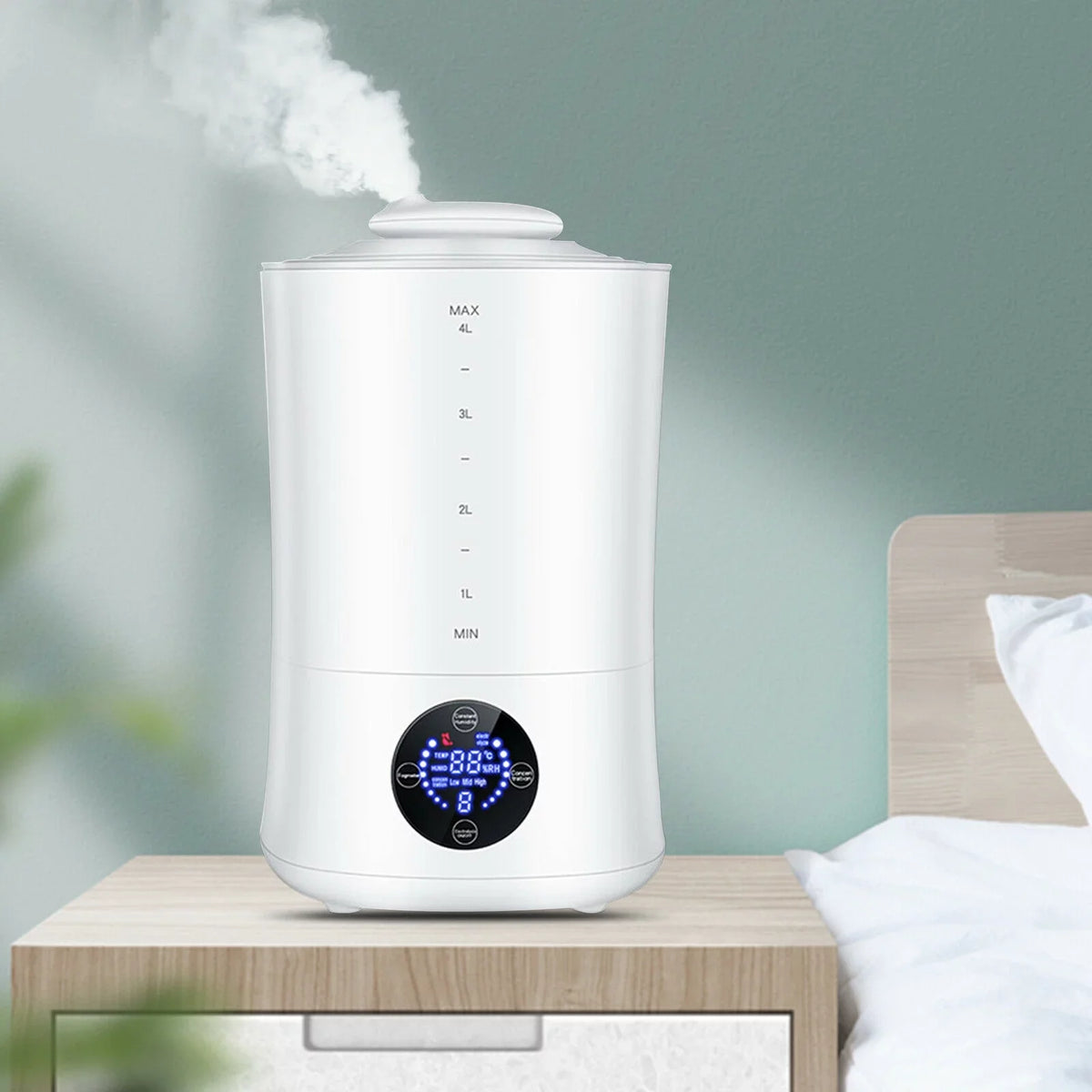 DIY Sodium 4L Hypochlorous Acid Liquid Making Machine Humidifier W/ Remote White