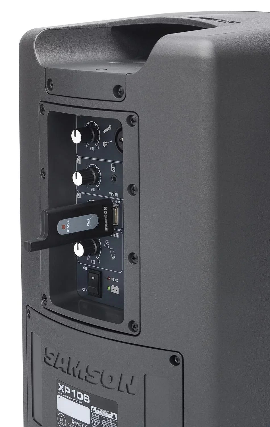 Samson Expedition XP106w Portable PA System with Wireless Handheld Mic System & Bluetooth
