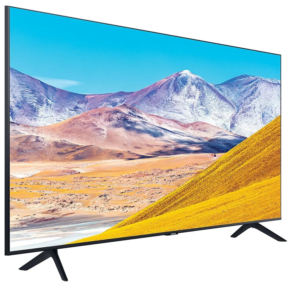 UN65TU8000 65-inch 4K UHD Smart LED TV (2020) Bundle with Deco Gear 60W Soundbar & Subwoofer, Wall Mount, Surge Adapter, Display Cleaner and TV Digital Essentials (65TU8000 65 Inch TV 65" TV)