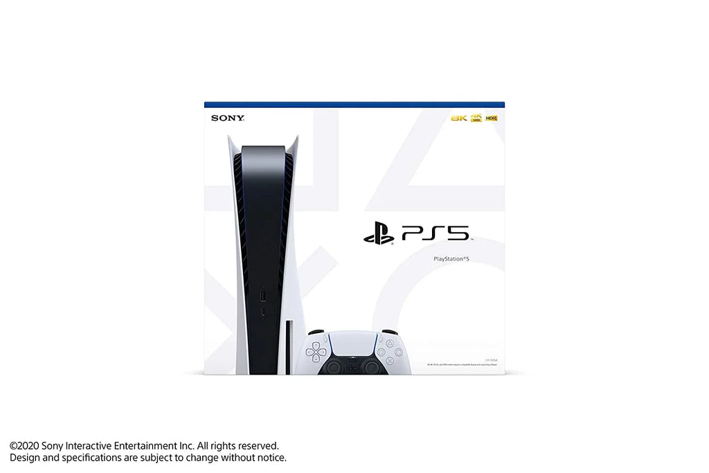Playstation 5 Disc Version PS5 Console and Black Pulse 3D Headset Bundle with Microfiber Cleaning Cloth