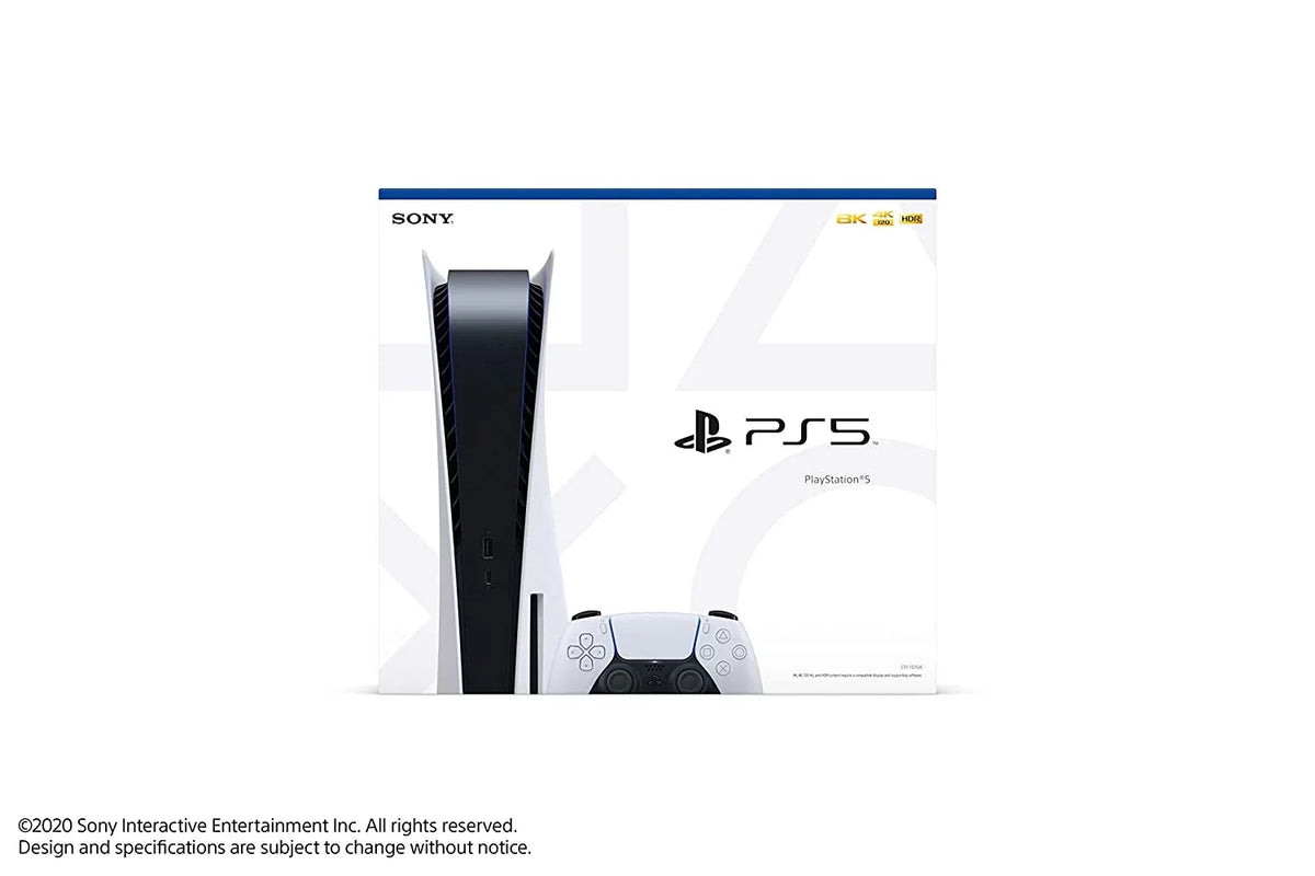 Playstation 5 Disc Version PS5 Console and Black Pulse 3D Headset Bundle with Microfiber Cleaning Cloth