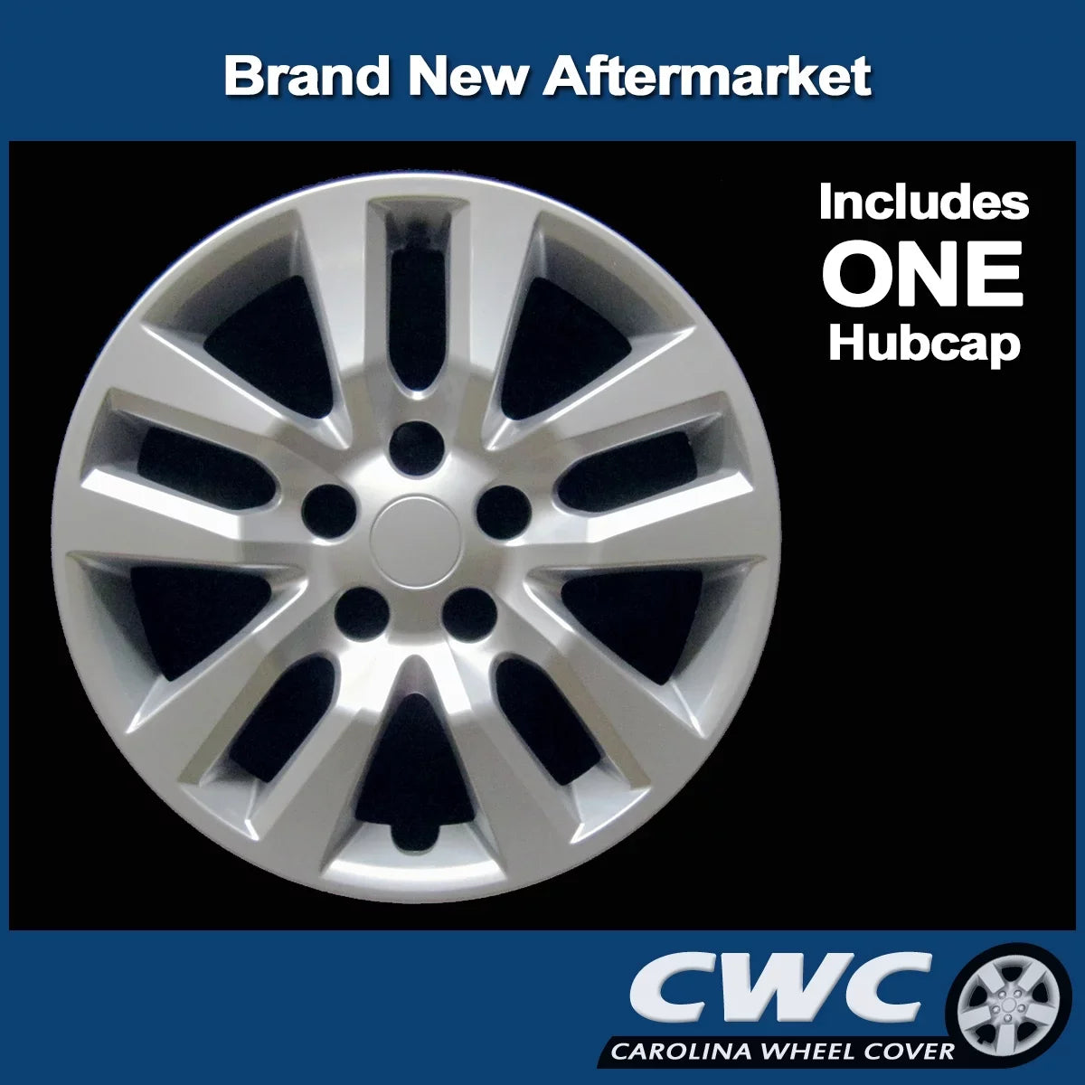 CarolIna Wheel Cover 16-In. Premium Replica Hubcap for Nissan Altima 2013 - 2018 Replacement (SIngle Hubcap)
