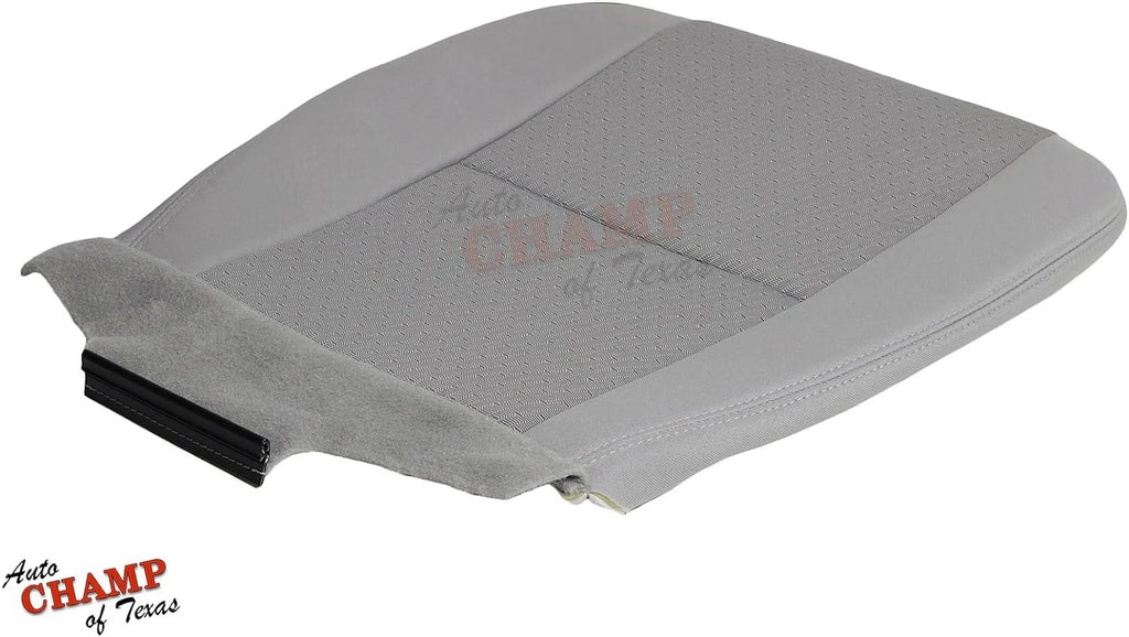 Auto Champ Of Texas: Compatible with - 2009-2014 GMC Yukon 1500 2500 XL SLE -Driver Side Bottom Cloth Seat Cover Gray