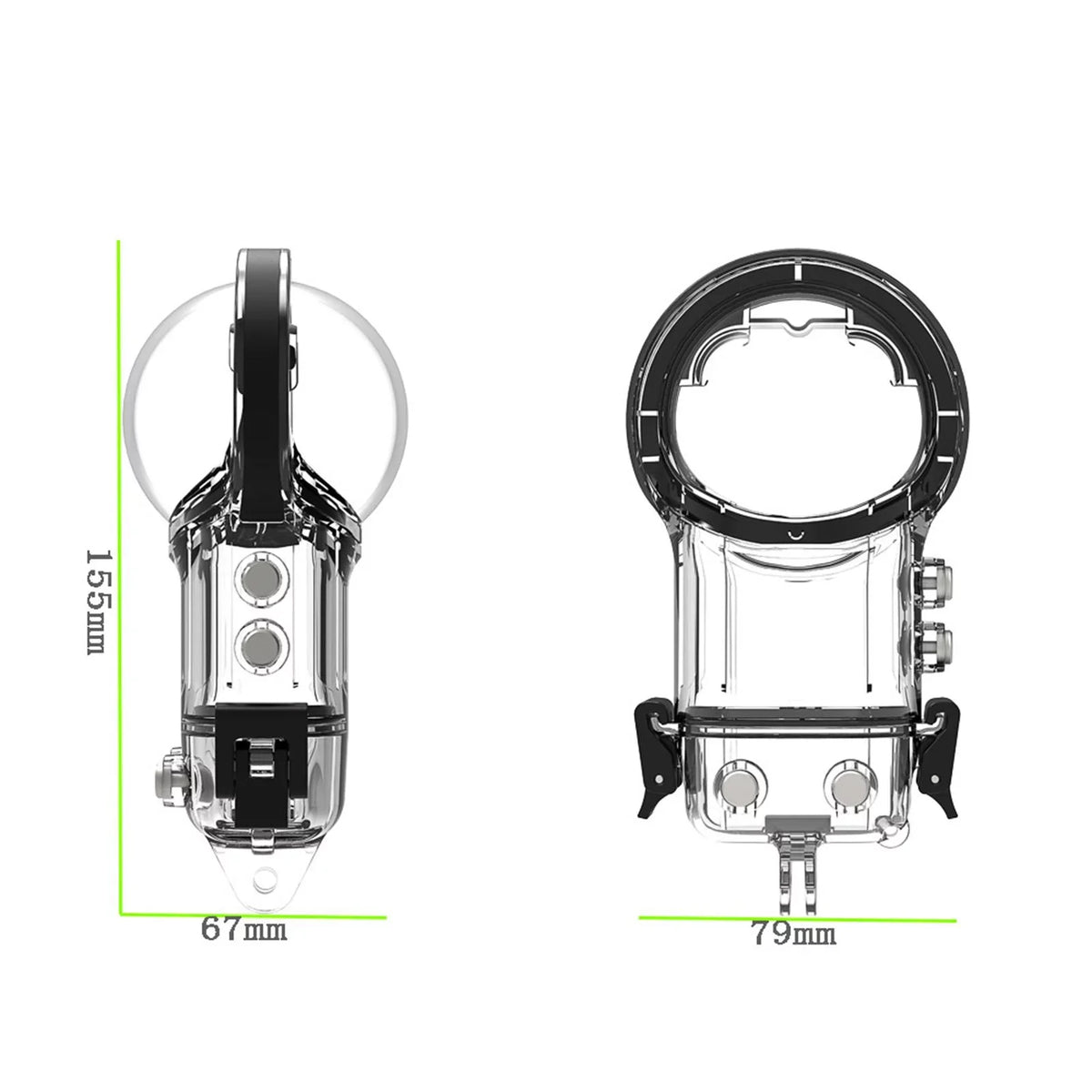 era Fluid Housing Case for 360 x3 Diving Housing Quick Release