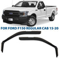 CLIM ART in-Channel Incredibly Tough Rain Guards for Ford F150 2015-2020 Regular Cab, Original Window Deflectors, Vent Window Visors, Vent Deflector, Dark Smoke Truck Accessories, 2 pcs- 315008LP