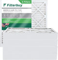 Filterbuy 12x12x4 MERV 8 Pleated HVAC AC Furnace Air Filters (5-Pack)