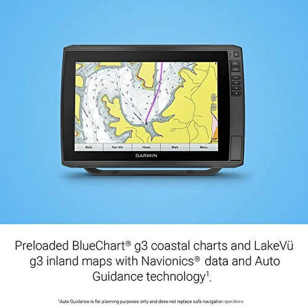 Garmin ECHOMAP Ultra 106sv with GT56UHD-TM Transducer (Bundle) With USB Charging Cube + USB Car Charger + LCD Monitor Cleaning Kit