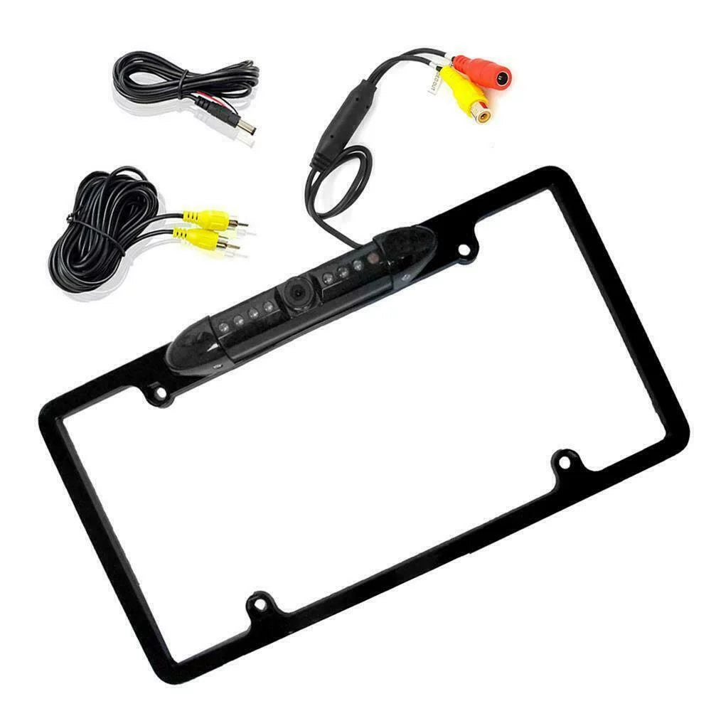 Rearview Backup Camera License Plate Frame for Bus Truck, Trailer, Van
