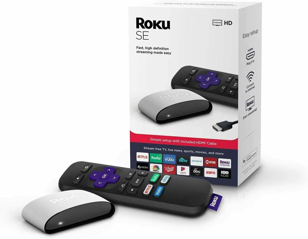 Roku SE Streaming Media Player for TV+, Netflix, Disney+Roku Channel 2019