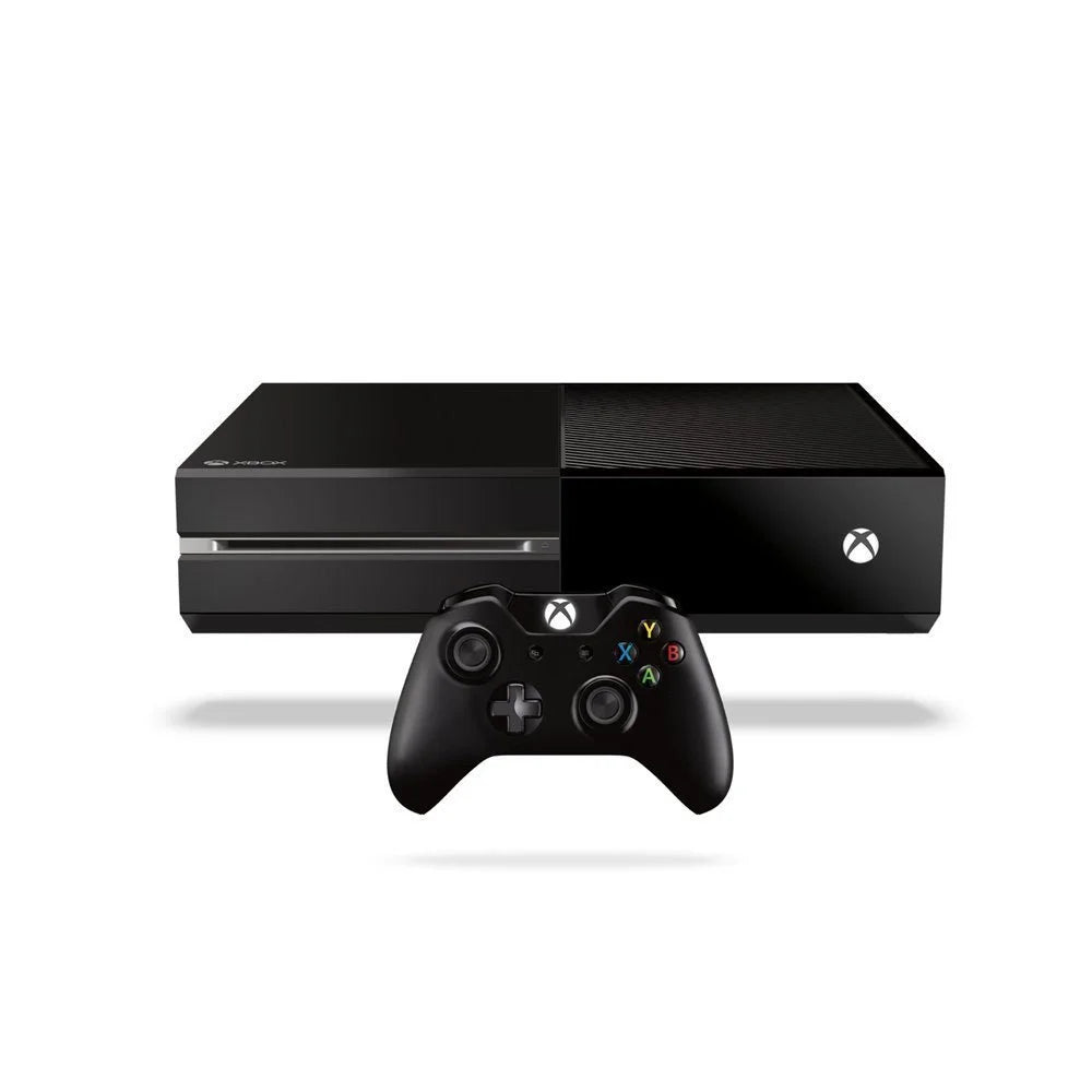 Xbox One Original 500GB Gaming Console Black with 2 Controller HDMI Cable Cleaning Kit Bundle Like New
