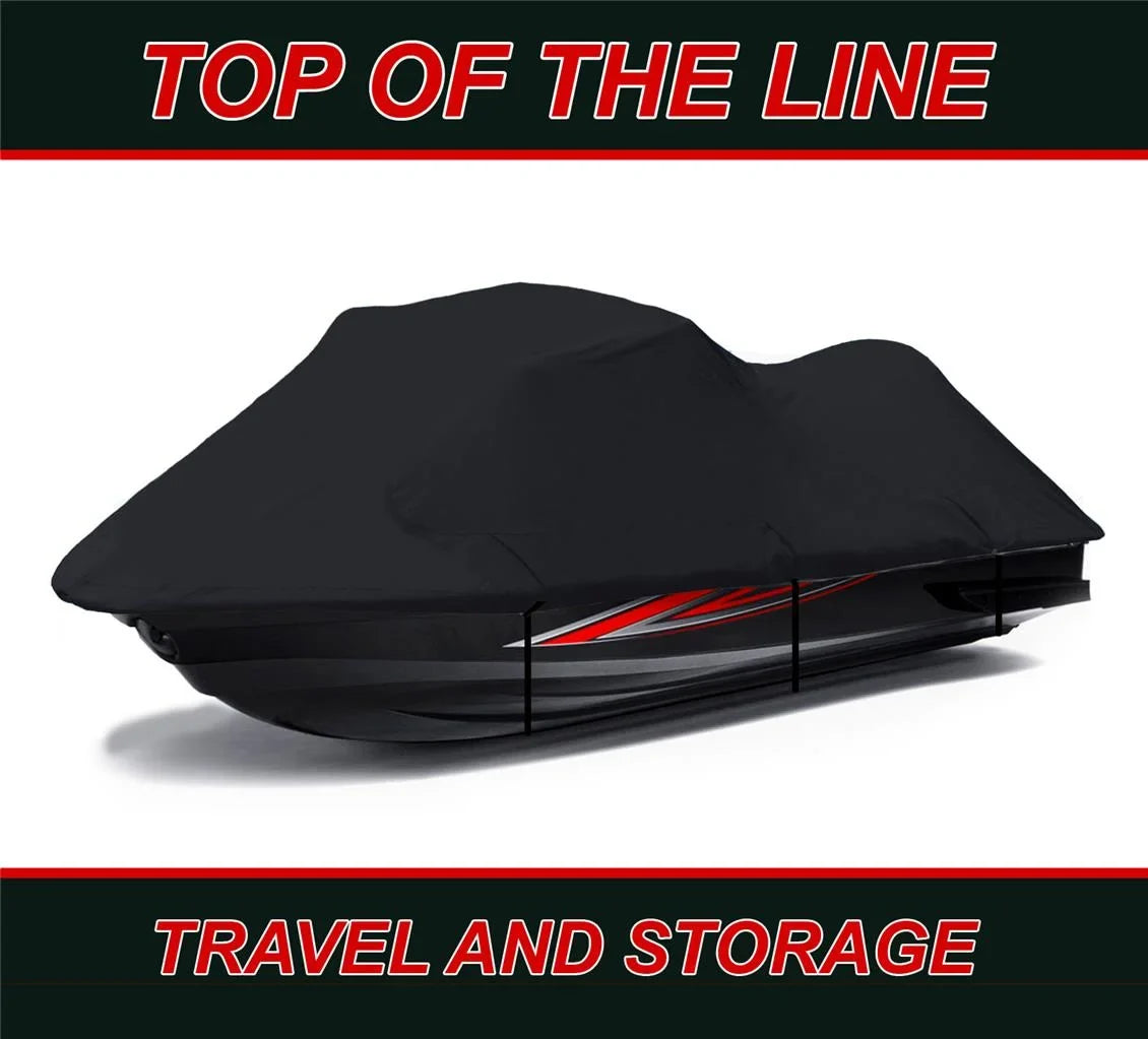 BLACK TOP OF THE LINE JET SKI Cover Compatible for Sea Doo Sea-Doo GTX LTD limited 1996 1997 1998 1999 Jet Ski Cover PWC