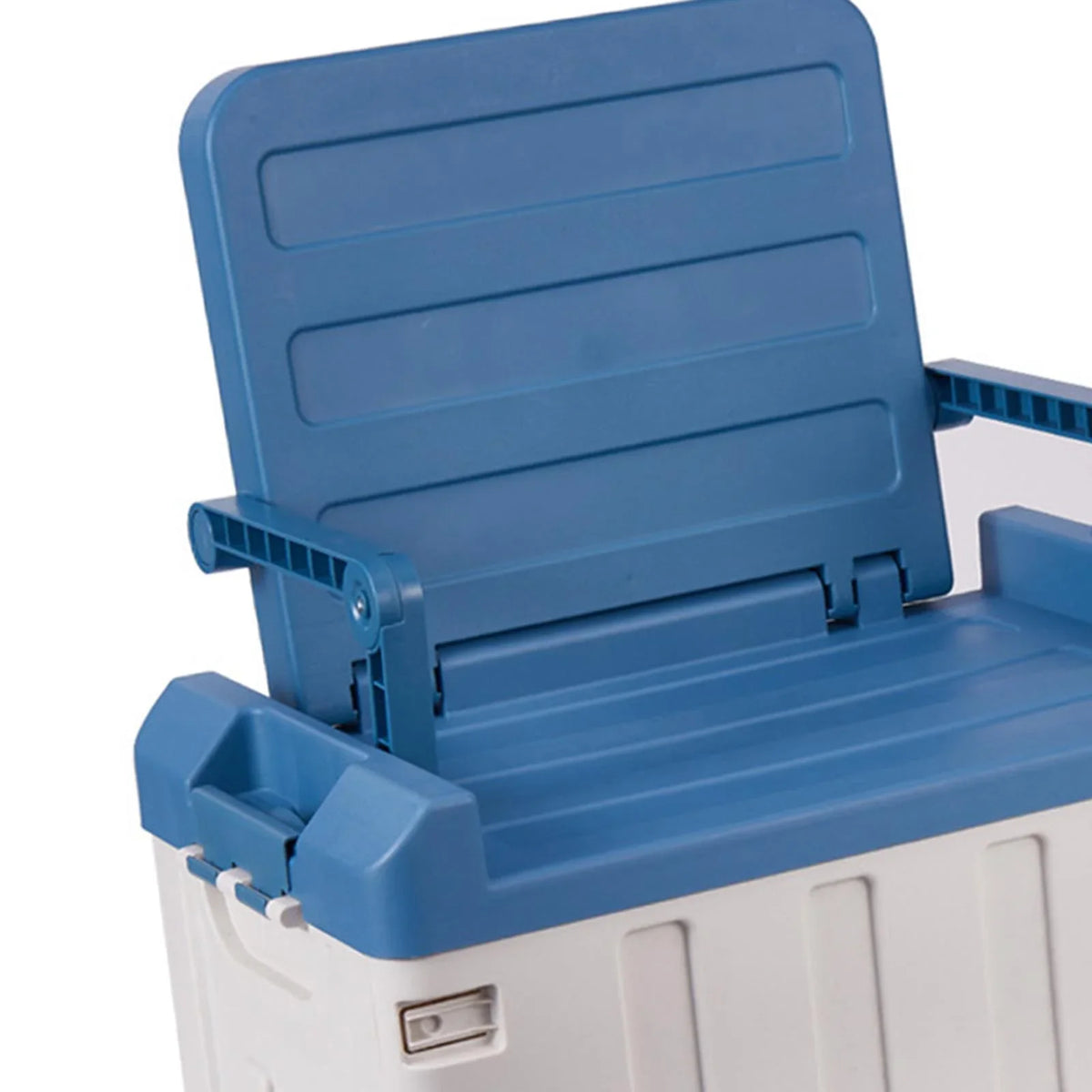 Car Trunk Organizer Tough Car Boot Storage Organiser for Sedan Cars Hiking Blue White