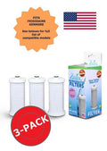 ZUMA Brand , Liquid and Ice Filter , Model # OPFF-RF300 , Compatible with Frigidaire® RF-100 - 3 Pack - Made in U.S.A.