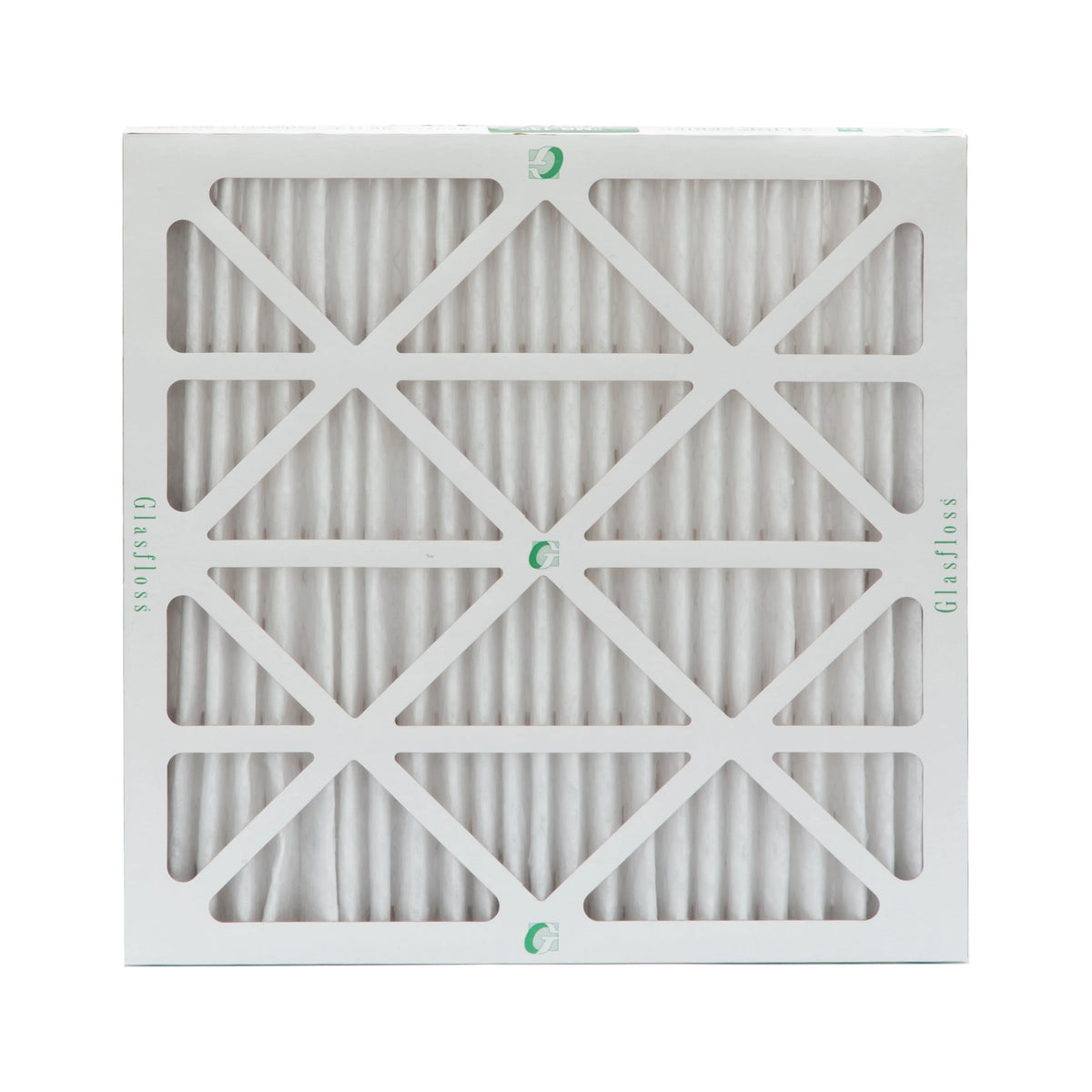12 Pack of 24x24x2 MERV 13 Pleated 2" Inch Air Filters by Glasfloss. Actual Size: 23-3/8 x 23-3/8 x 1-3/4