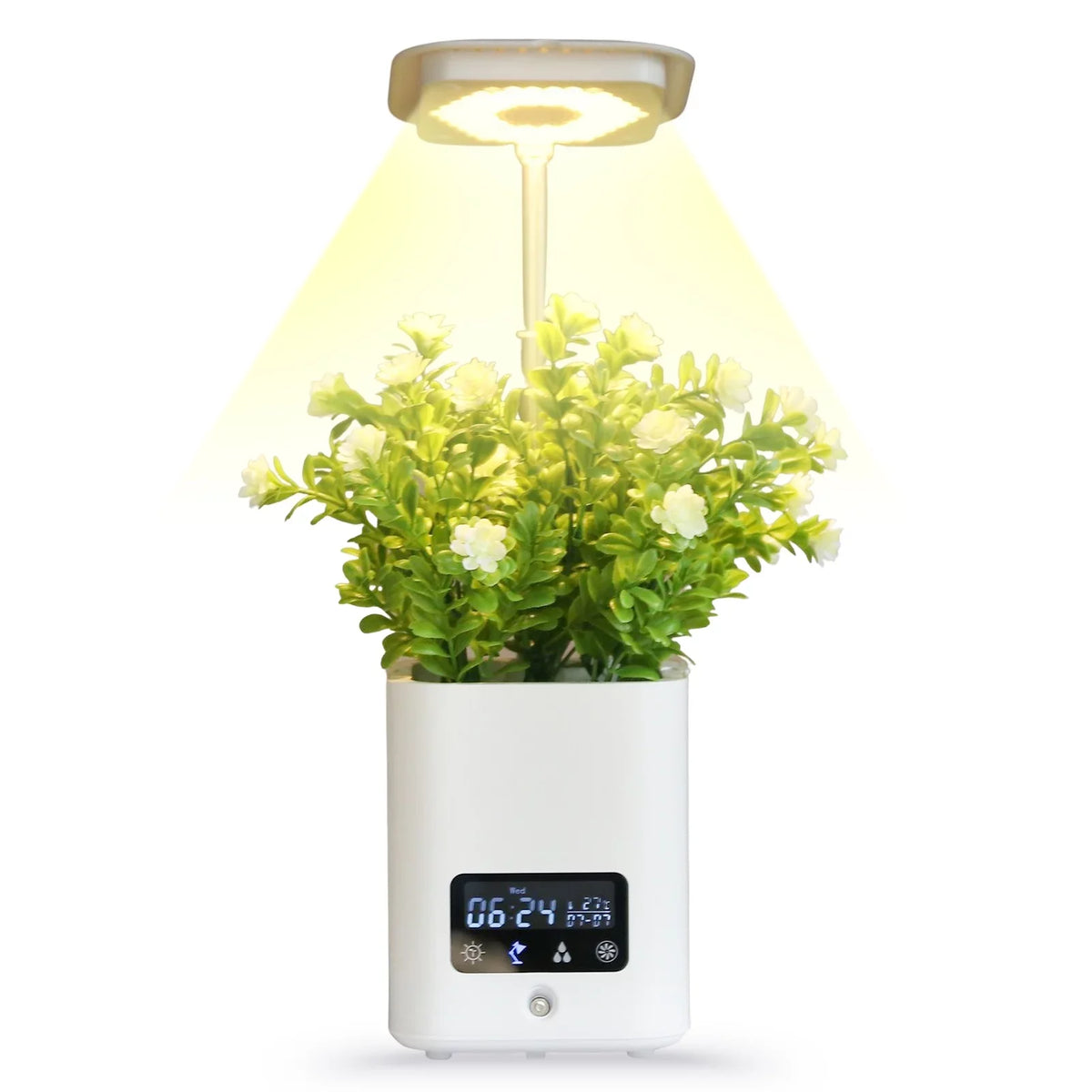 Smart Planter for Indoor Plants Indoor Garden Grow with Table Desk Lamp Humidifier Automatic Hydroponics Kit Planters for Herb Small Plants