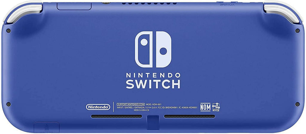 Nintendo Switch Lite Blue - 5.5" Monitor Display, Built-in Plus Control Pad, Built-in Speakers, 802.11ac WiFi, Bluetooth, Bundle with Carrying Case + USB cable