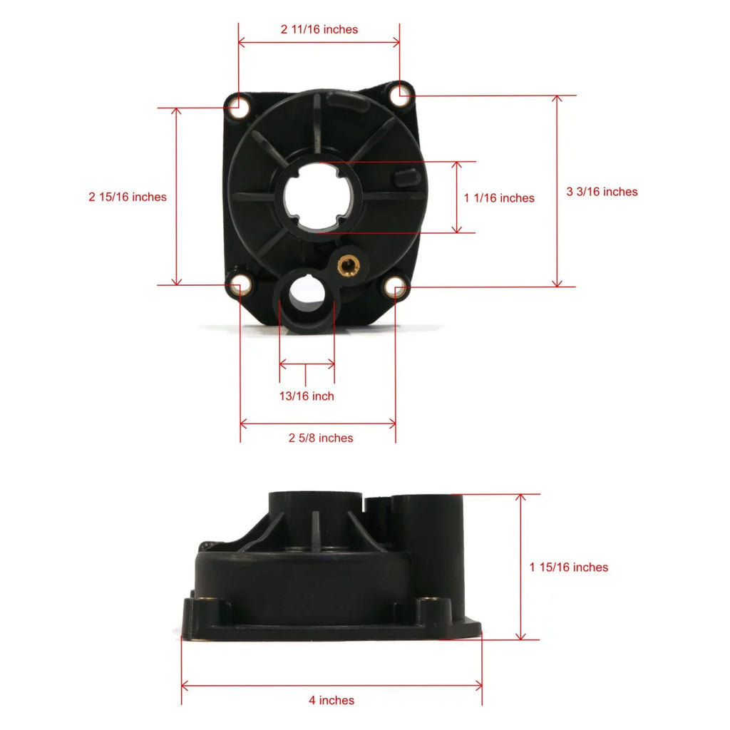 The ROP Shop | Liquid Pump Impeller, Housing Kit For 1991 Johnson 65 J65WMLEIB Outboard Motor