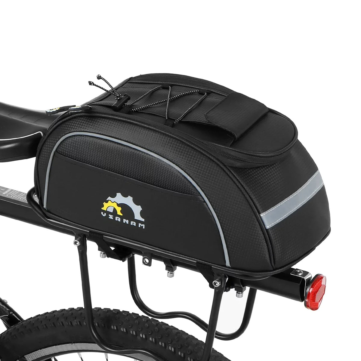 Liquid Insulated Cooler Cycling Bag - MTB Bike Rear Rack Storage Luggage Carrier Pannier Trunk Bag