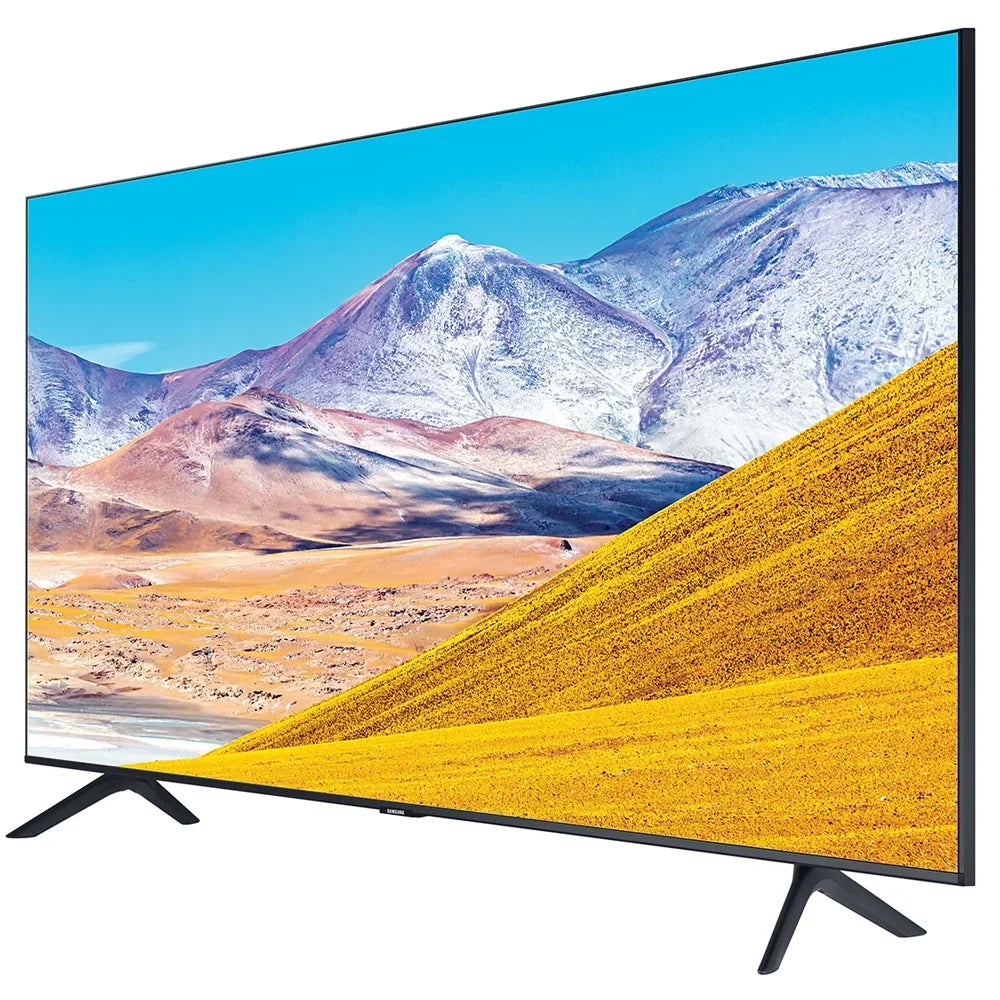 UN65TU8000 65-inch 4K UHD Smart LED TV (2020) Bundle with Deco Gear 60W Soundbar & Subwoofer, Wall Mount, Surge Adapter, Display Cleaner and TV Digital Essentials (65TU8000 65 Inch TV 65" TV)