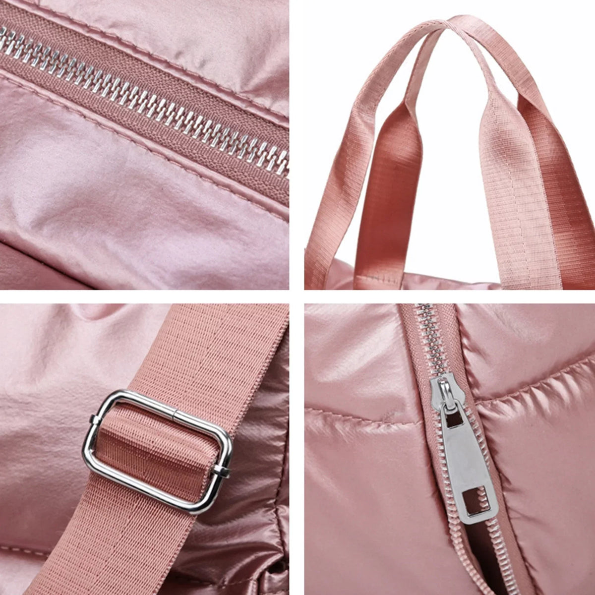 Segolike Travel Duffel Bag Liquid Tote Weekender Bag Overnight Bag Luggage Gym Bag for Men AndWomen , Pink