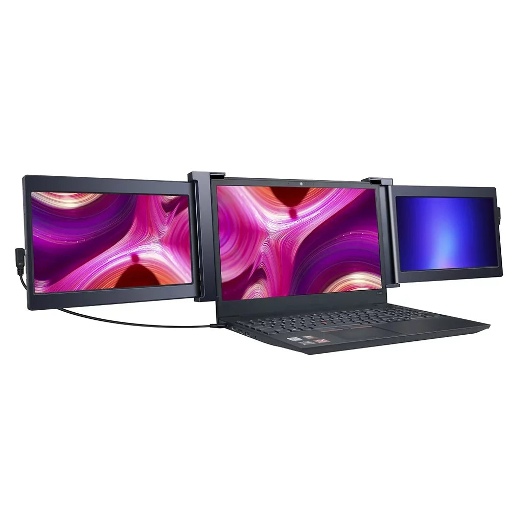 Anself 13.3 inch Portable Monitor Notebook Expansion Monitor 1920*1080 Resolution Easy Installation for 13.3-16.5 inch Mobile pc