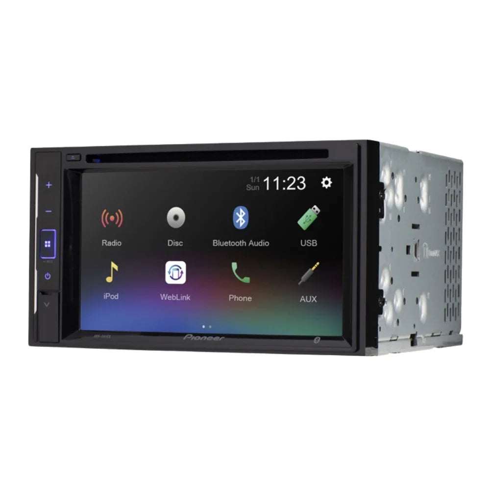 KIT2609 Bundle with Pioneer Multimedia DVD Car Stereo and Installation Kit - for 2013-2015 Nissan Titan w/Oversized Radio / Bluetooth Display Backup Camera, 2 Din Dash Kit