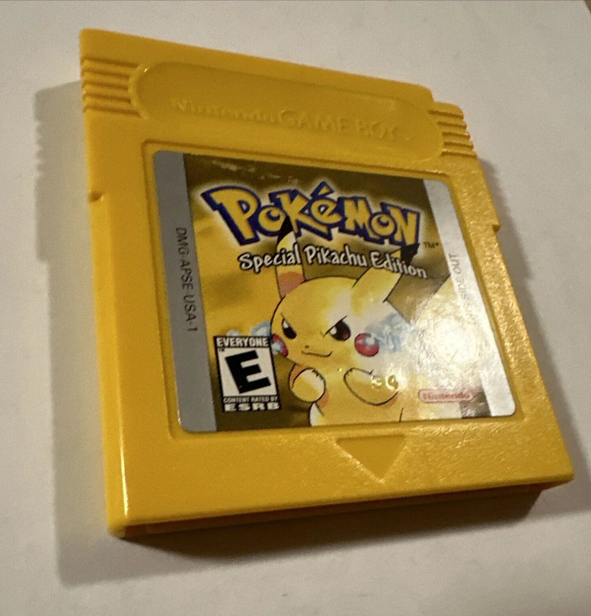 Pokemon Yellow Nintendo Gameboy Authentic Special Pikachu Edition