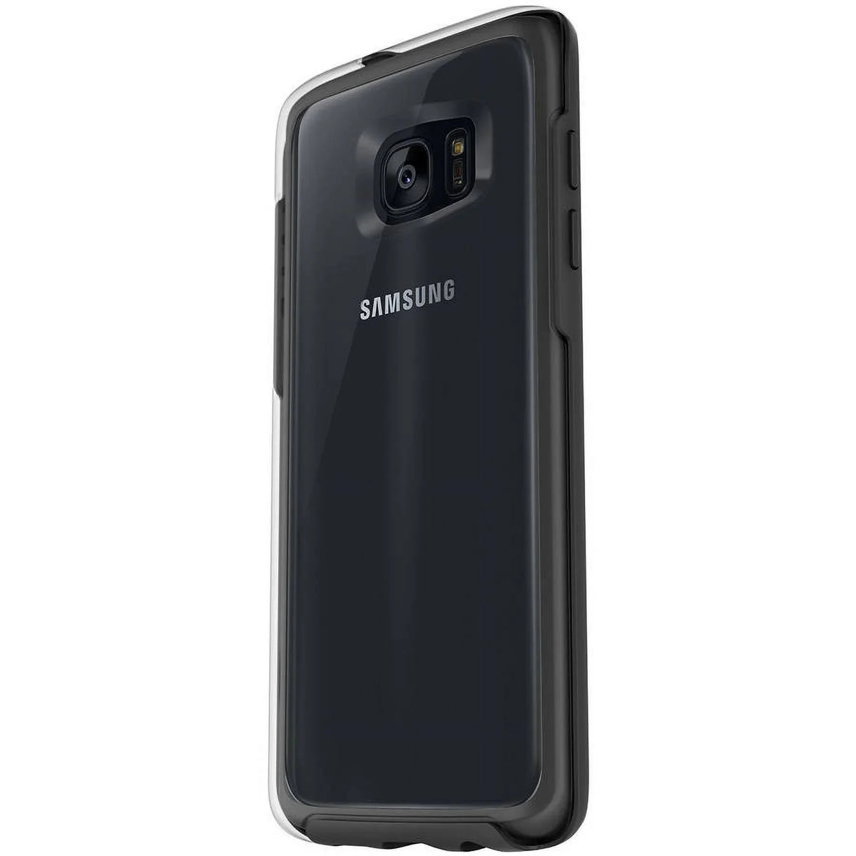 OtterBox Clear Symmetry Series Case for Galaxy S7 edge, Black Crystal