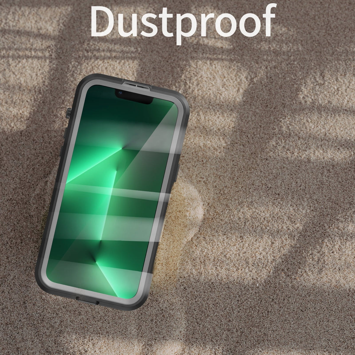 for iPhone 14 Pro 6.1" Case Liquid Built-in 6H Display Protector [Real 360][IP68 Liquid Military Dropproof][Dustproof][Compatible with MagSafe] for iPhone 14 Pro - Black