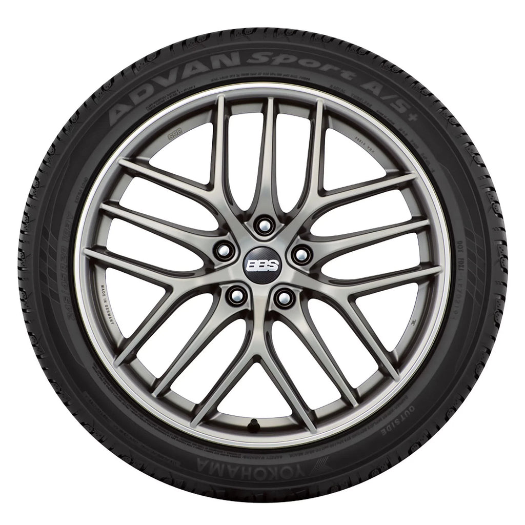 Set of 2 Yokohama Advan Sport A/S Plus 225/45R17 94W XL Tires Fits: 2017-19 Chevrolet Cruze Diesel, 2021 Toyota Corolla S