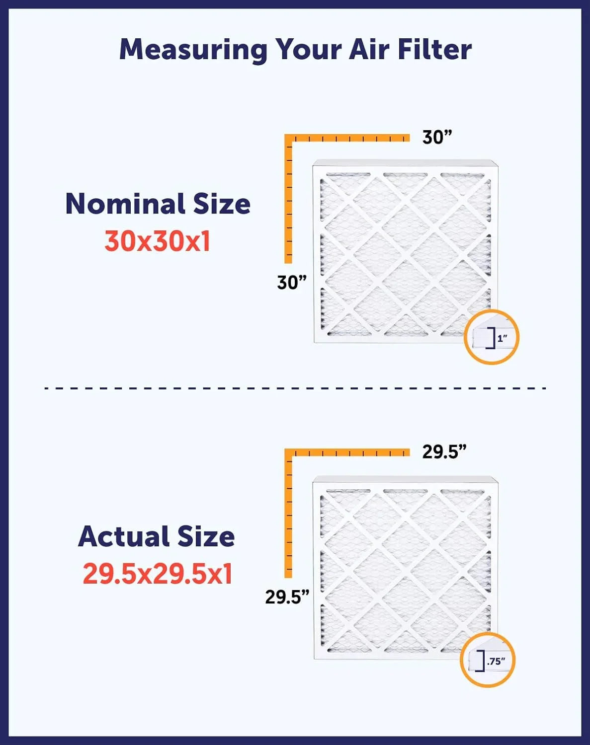 Filter King 38x43.5x1 Air Filter | 4-PACK | MERV 8 HVAC Pleated A/C Furnace Filters | MADE IN USA | Actual Size: 38 x 43.5 x .75"