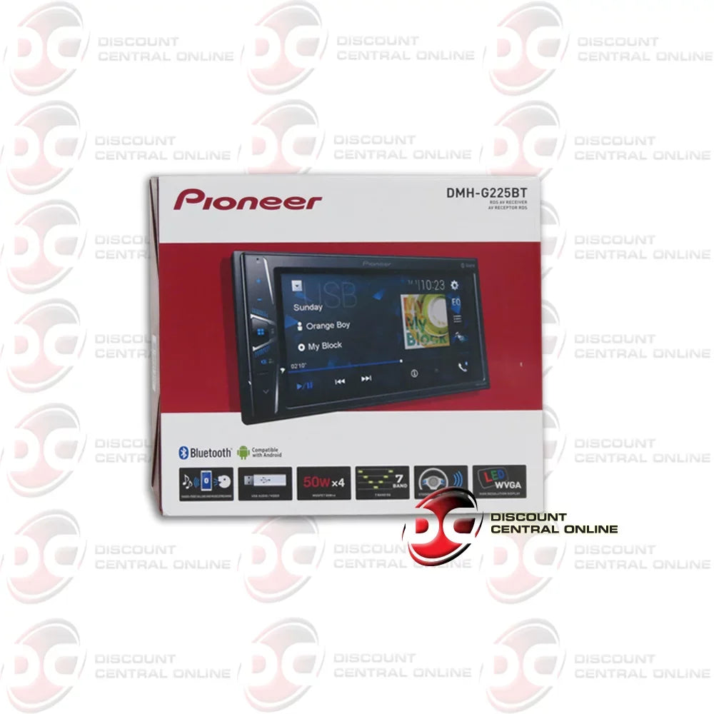 Pioneer 2-DIN 6.2" Display Digital Media Car stereo USB Bluetooth + Remote with DiscountCentralOnline FL09CH Full License plate Night vision Liquid back-up camera