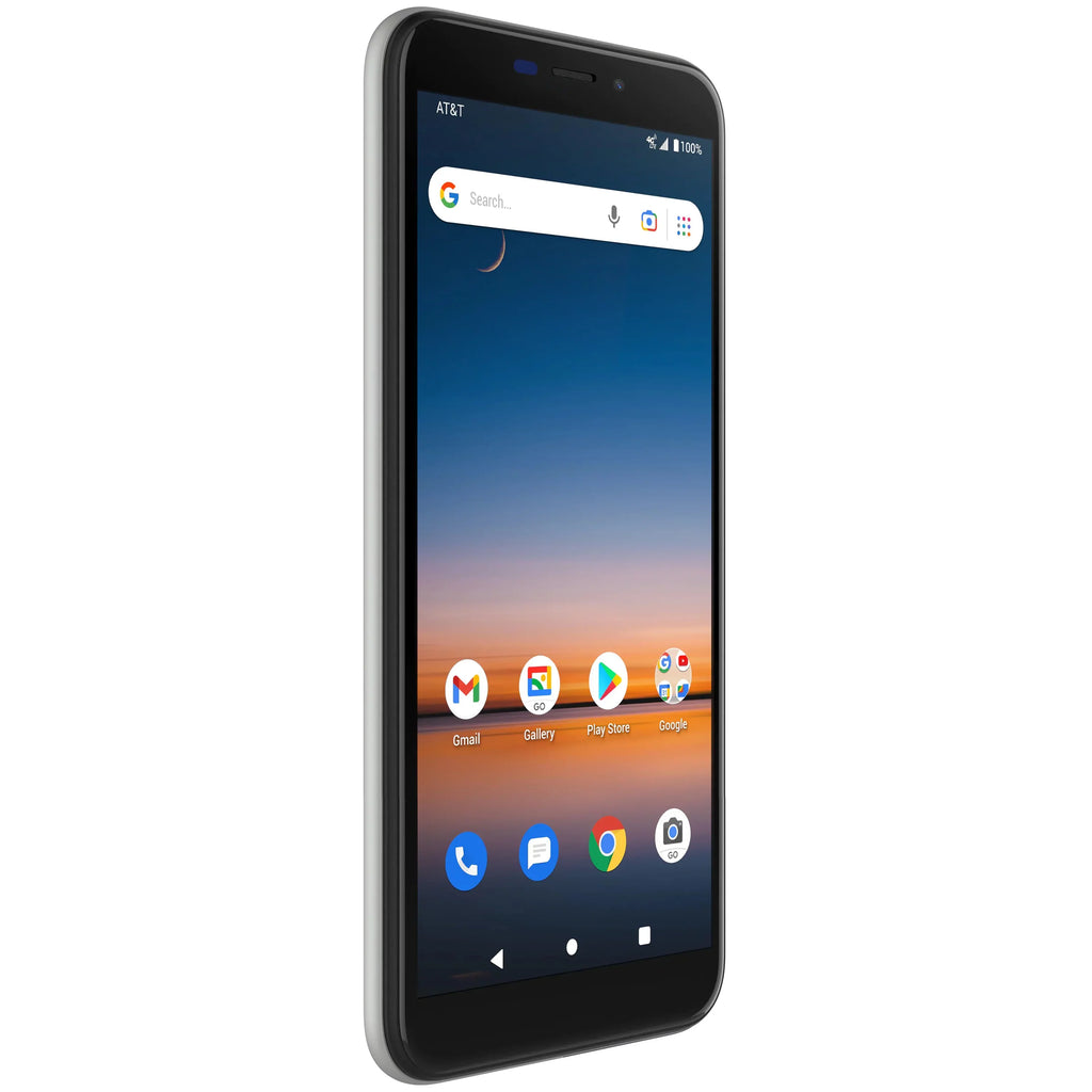 AT&T Calypso 2 32GB, Satin Silver - Prepaid Smartphone