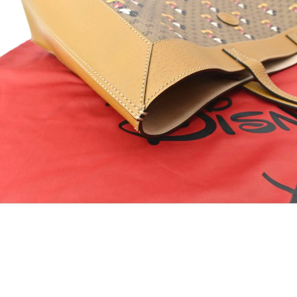 Pre-owned GUCCI Disney x Medium GG Supreme Tote Bag Beige 547947