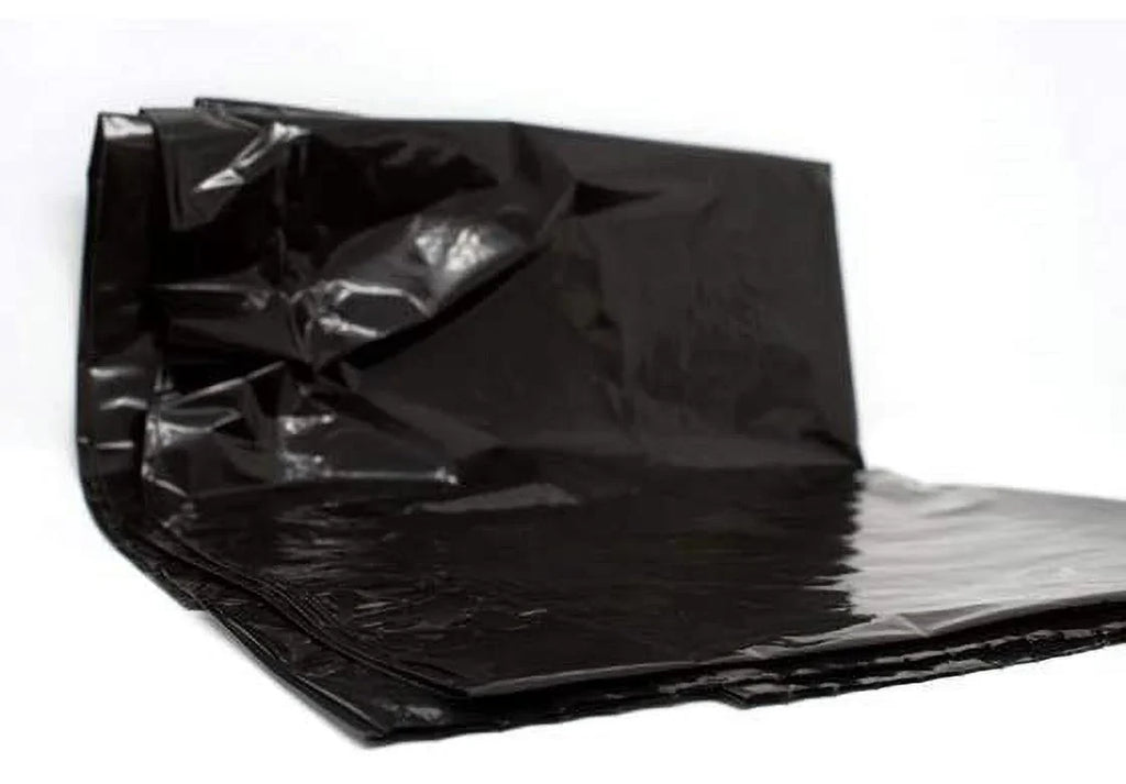 NAHANCO Plastic Super weight garment bags on a roll, 54"H , Black - 333/ROLL