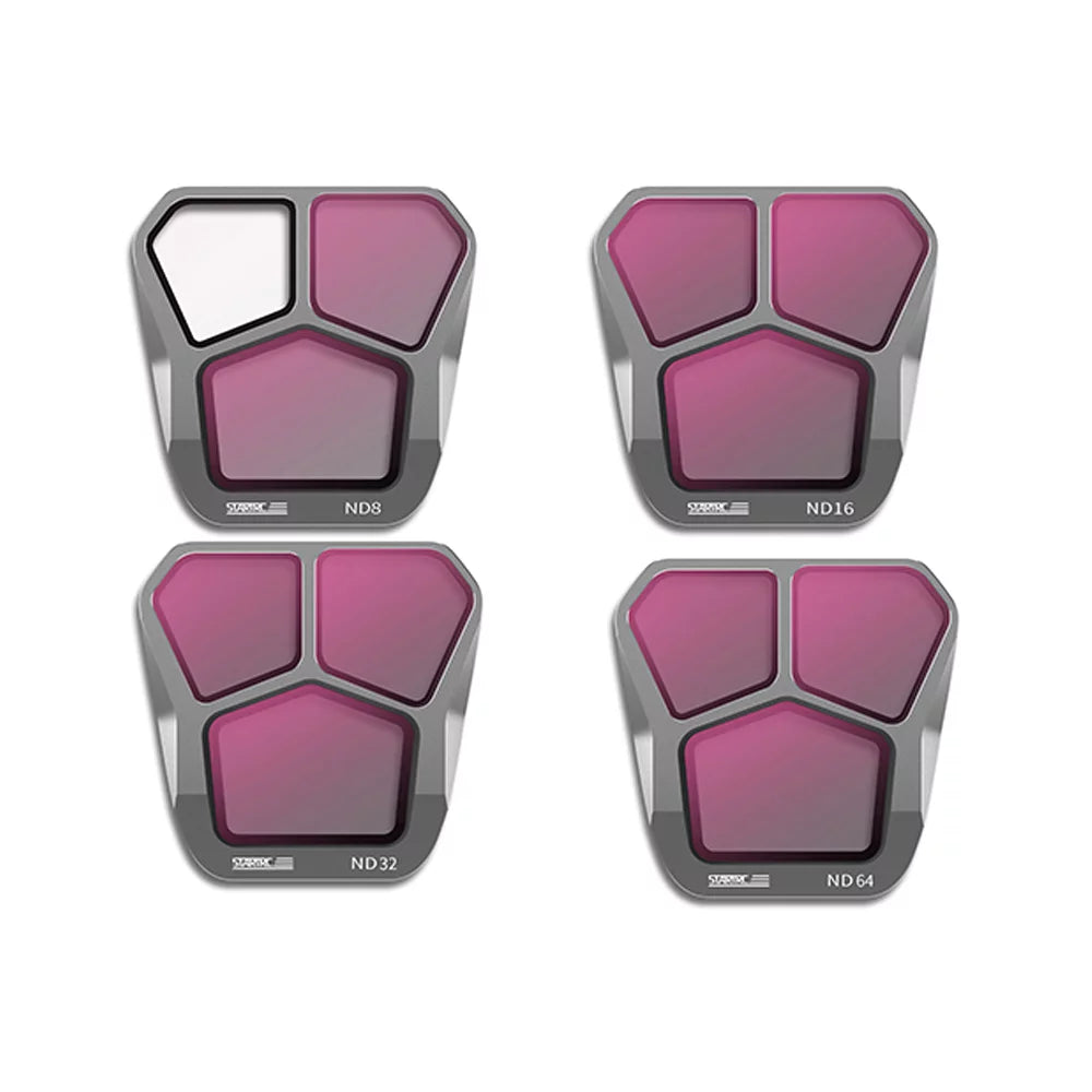 Dcenta Liquid ND Filters for DJI Mavic 3 - 4-Pack ND8/ND16/ND32/ND64 Filters