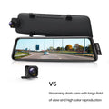 AUTO-VOX Mirror Dash Cam Front and Rear View Mirror Dual Camera 9.35'' Full Touch Monitor 1080P Super Night Vision Car Backup Camera for Driving Safety